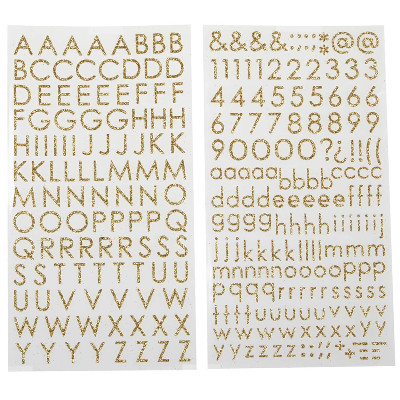 Glitter Block Alphabet Stickers by Recollections&#x2122;